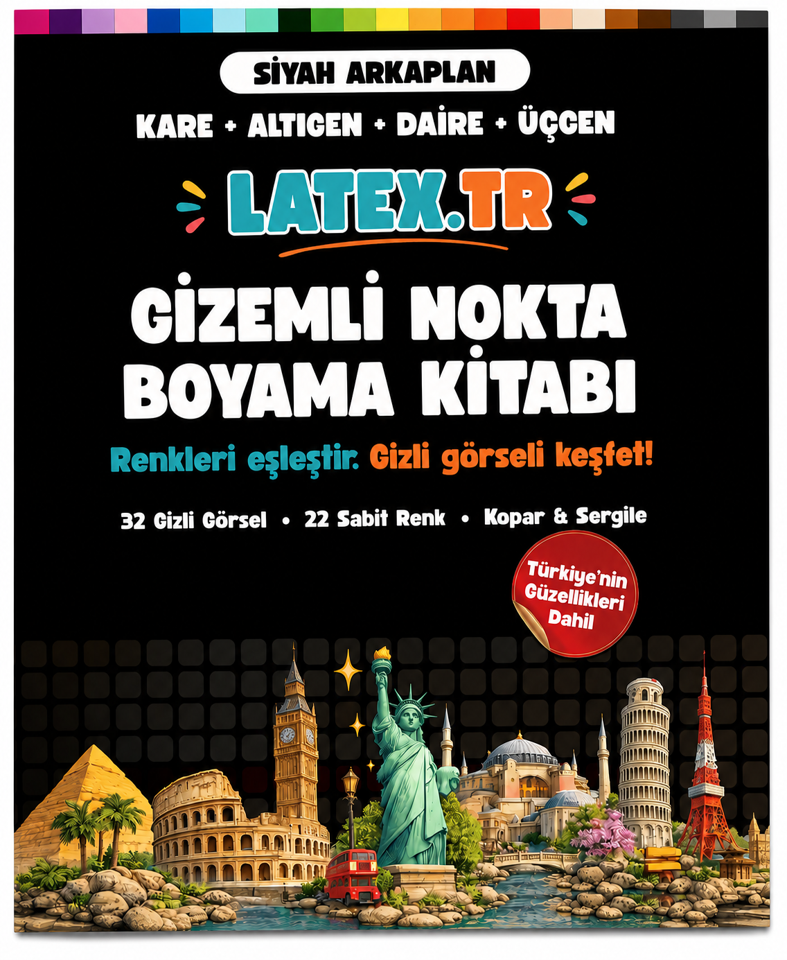 LatexTr™ - Gizemli Nokta Boyama Kitabı - HEDİYELİ