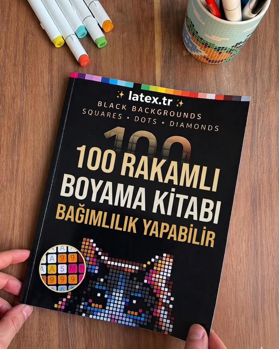 LatexTr™ - Gizemli Nokta Boyama Kitabı - HEDİYELİ