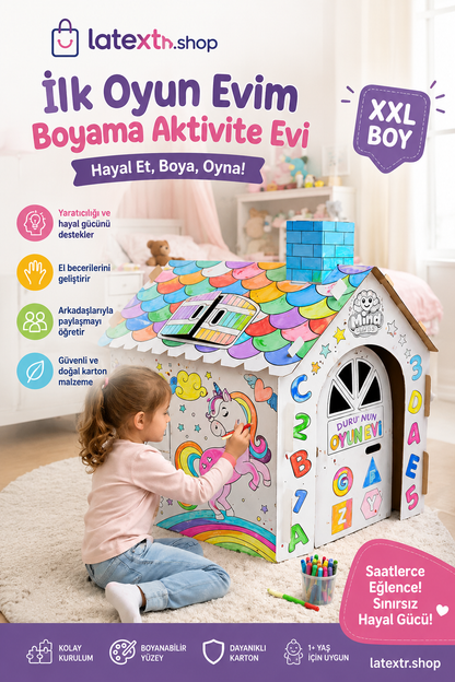 Latex™ - Karton Boyama Evi
